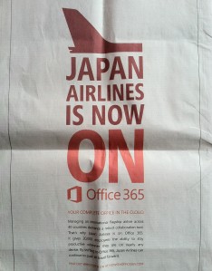 Japan Airlines and Microsoft